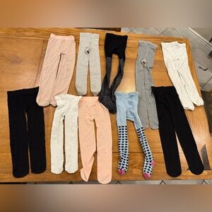Assorted Kids Tights Set - 10 Pair